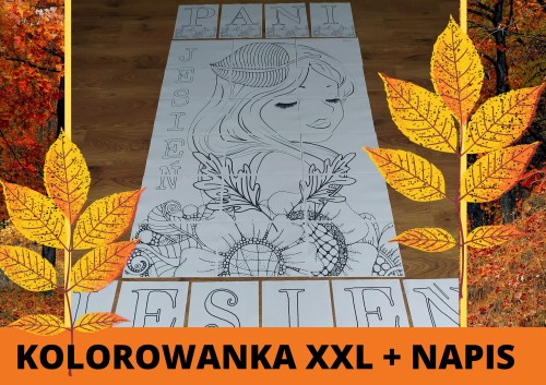 ZESTAW 174 PANI JESIEŃ KOLOROWANKA XXL. Pomoce gotowe do wysyłki.    