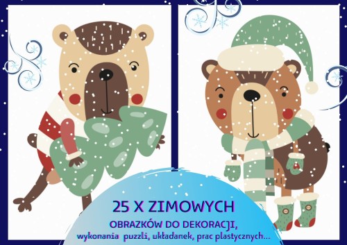 ZESTAW 206    OBRAZKI TEMATYCZNE DO DEKORACJI, WYKONANIA PUZZLI, UKŁADANEK. Pomoce gotowe do wysyłki. Poczta Polska 