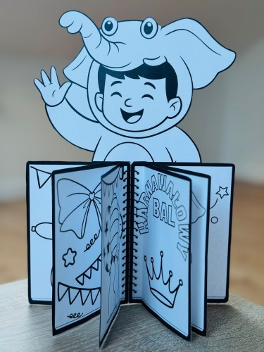 ZESTAW 272 POMOCE GOTOWE DO WYSYŁKI. POCZTA POLSKA. KSIĄŻECZKI BAL KARNAWAŁOWY 27/A4 