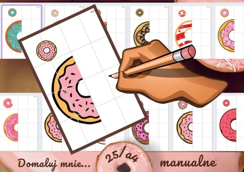 TŁUSTY CZWARTKEK DOMALUJ MNIE 25/A4