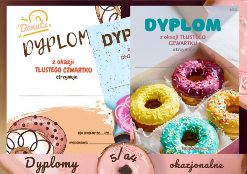 TŁUSTY CZWARTKEK DYPLOMY 5/A4
