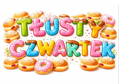 TŁUSTY CZWARTEK NAPIS