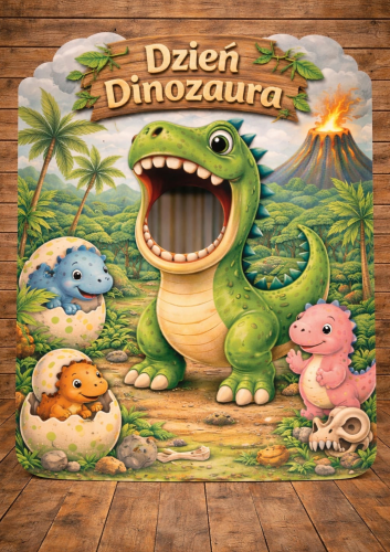 FOTOBUDKA XXL DZIEŃ DINOZAURA 20 STRON 