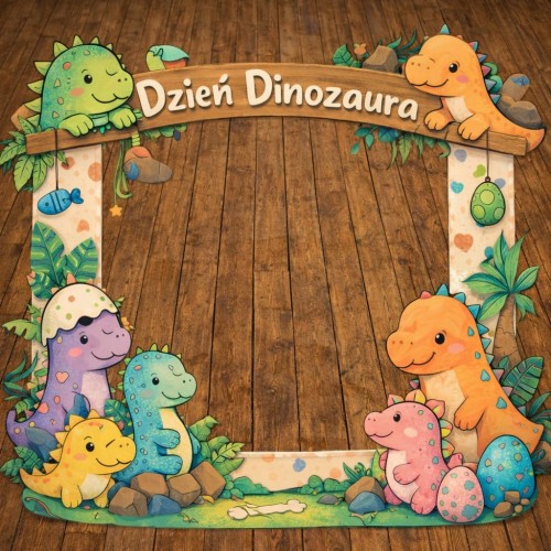 FOTOBUDKA XXL DZIEŃ DINOZAURA 16 STRON 