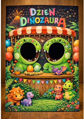 FOTOBUDKA XXL DZIEŃ DINOZAURA 20 STRON