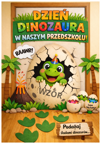 DEKORACJA DZIEŃ DINOZAURA W NASZYM PRZEDSZKOLU 9, 20 STRON 