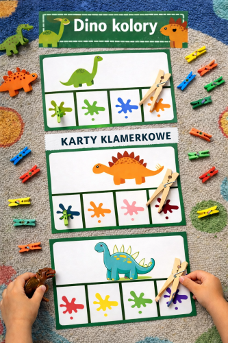 DINO KOLORY KLAMERKI