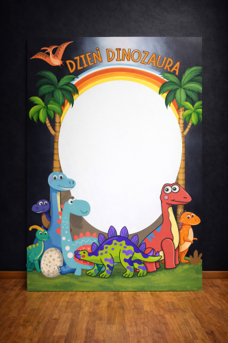 FOTOBUDKA DINOZAURY OKRĄGŁA 9 LUB 16 STRON
