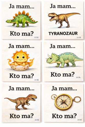 JA MAM... KTO MA?? DINOZAURY