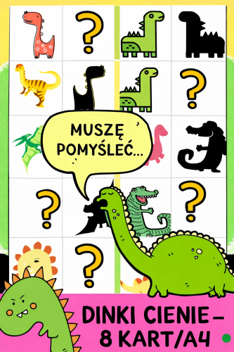  DINO CIENIE, DOPASOWYWANIE - 8 KART