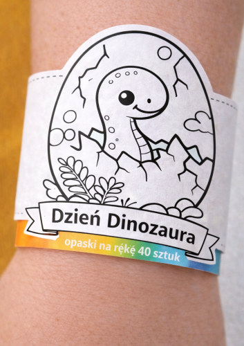 OPASKI NA RĘKE JAJO DINO 40 SZTUK