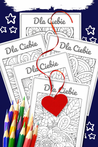 MANDALA Z NAPISEM DLA CIEBIE