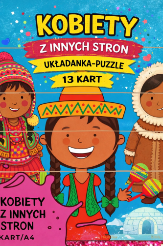 KOBIETY Z RÓŻNYCH STRON ŚWIATA - PUZZLE 12 STRON