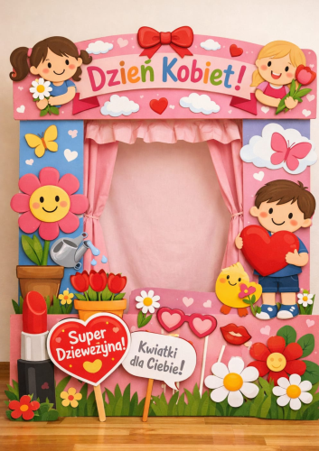 FOTOBUDKA DZIEŃ KOBIET DZIEWCZYNKI I CHŁOPCZYK  20 STRON