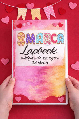 LAPBOOK/WKLEJKI DO ZESZYTU DZIEŃ KOBIET 13 STRON