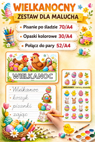 WIELKANOCNY ZESTAW DLA MALUCHA 150 STRON