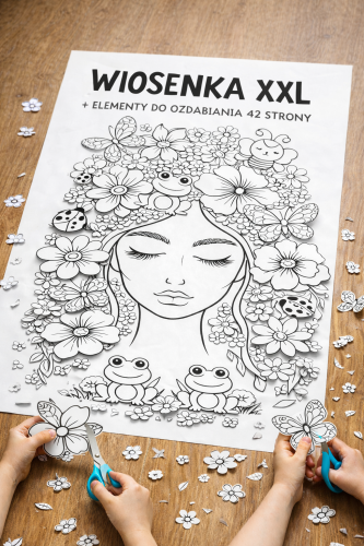 WIOSENKA XXL PLAKAT 16 STRON I ELEMENTY DO OZDABIANIA 26 STRON 