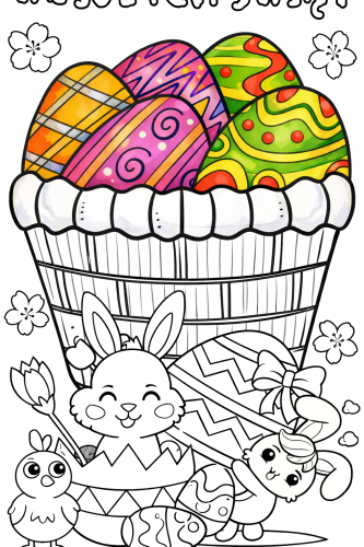 MEGA DUŻA PISANKA  KOLOROWANKA XXL 44/A4  NR 16.