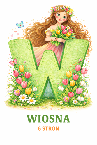 NAPIS WIOSNA ZIELONY