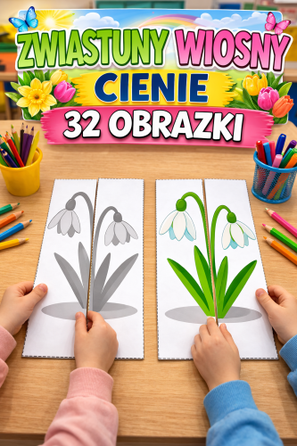 ZWIASTUNY WIOSNY CIENIE 32 ELEMENTY