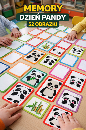 MEMORY DZIEŃ PANDY 52 OBRAZKI