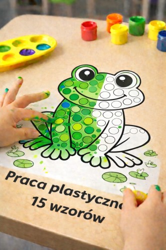 PRACA PLASTYCZNA ŻABY 15 WZORÓW