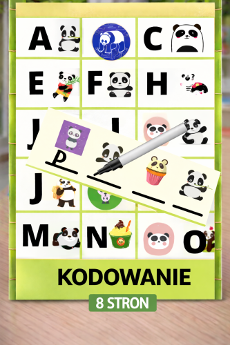 KODOWANIE NA WESOŁO DZIEŃ PANDY - 8 STRON 