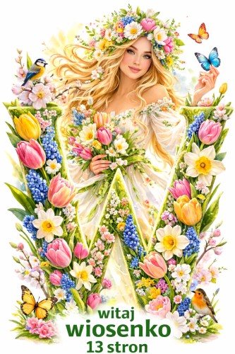 WITAJ WIOSENKO 13 STRON NAPIS