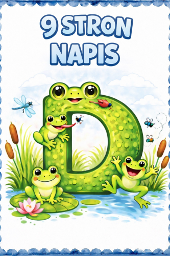 NAPIS DZIEŃ ŻABY 9 STRON  