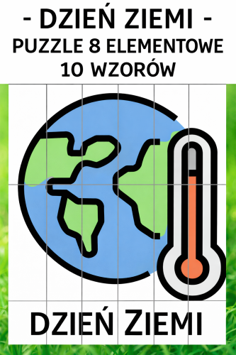DZIEŃ ZIEMI - PUZZLE 8 EL. 