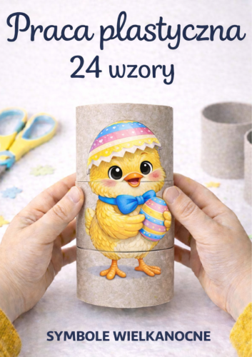 SYMBOLE WIELKANOCNE- PRACA PLASTYCZNA 24 WZORY