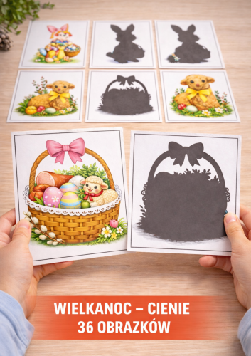 SYMBOLE WIELKANOCNE- CIENIE  36 SZTUK