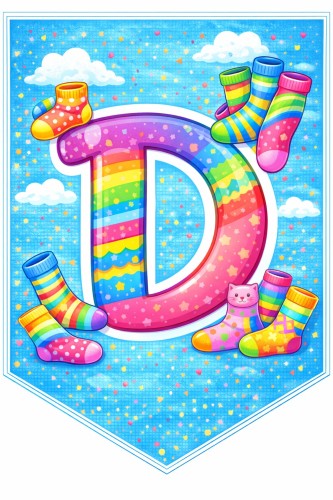 NAPIS DZIEŃ KOLOROWEJ SKARPETKI 