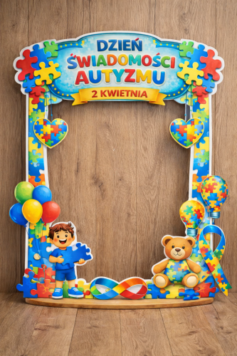 DZIEŃ ŚWIADOMOŚCI AUTYZMU FOTOBUDKA XXL 15 STRON 