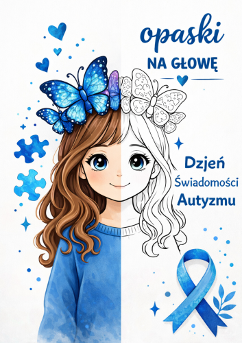 OPASKI MOTYLE NA DZIEŃ ŚWIADOMOŚCI AUTYZMU 18 WZORÓW