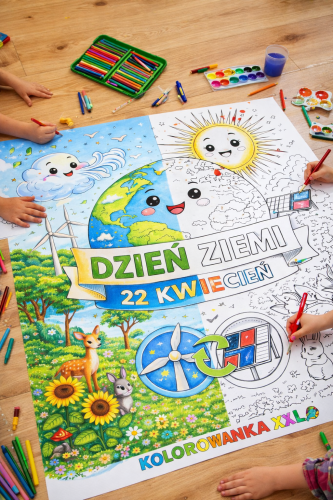 KOLOROWANKA XXL DZIEŃ ZIEMI CHROŃ PRZYRODĘ 16 STRON