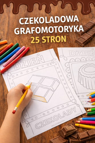 CZEKOLADOWA GRAFOMOTORYKA  25 STRON 