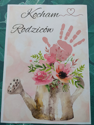 DYPLOMY - DLA RODZICÓW ODBIJAMY RĄCZKI  - 4 WZORY