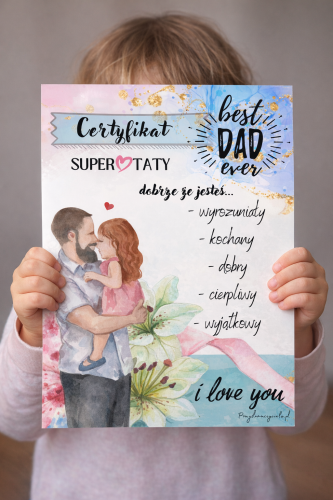 CERTYFIKAT SUPERTATY - 7 WZORÓW + 7 X DRUGA STRONA RAZEM 14 STRON 