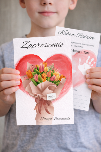 ZAPROSZENIA DO ODBICIA RĄCZKI DLA RODZICÓW NR 6.