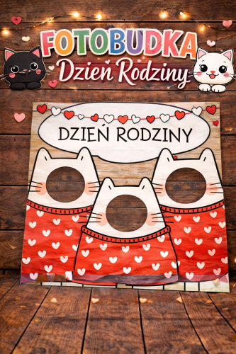DZIEŃ RODZINY FOTOBUDKA CZERWONE SERDUSZKA - 16 STRON 