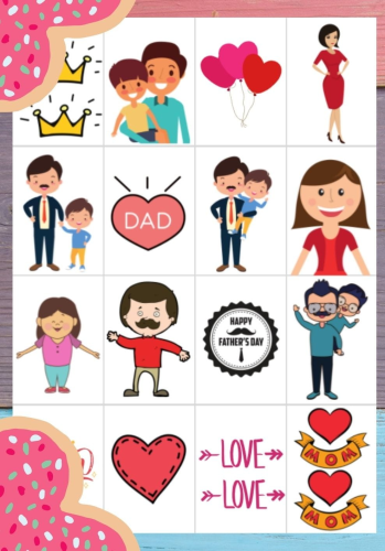 ZABAWA RODZINA - DOBIERZ BRAKUJĄCY ELEMENT - 5 STRON 