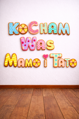 DZIEŃ MAMY I TATY/ NAPIS KOCHAM WAS MAMO I TATO