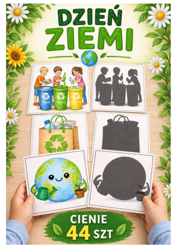 DZIEŃ ZIEMI CIENIE 44 SZTUK