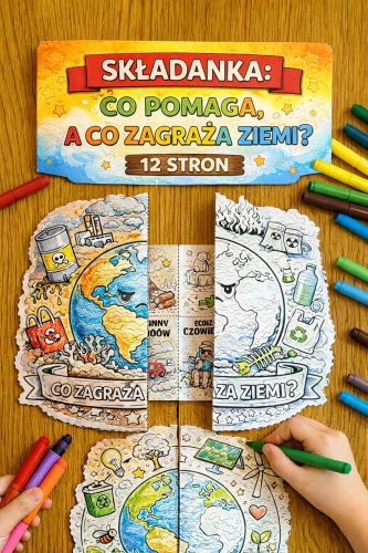DZIEŃ ZIEMI | SKŁADANKA CO POMAGA - A CO ZAGRAŻA ZIEMI 12 STRON 