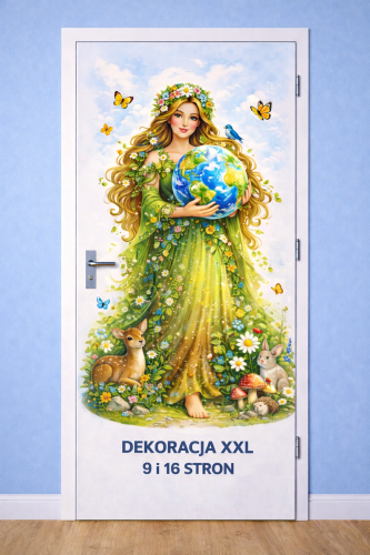 DZIEŃ ZIEMI | DEKORACJA NA DRZWI  9 I 16 STRON