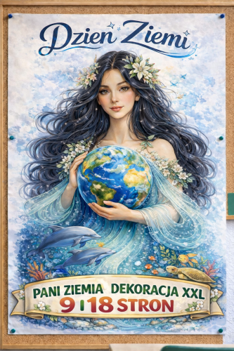 Dzień Ziemi - Pani Ziemia dekoracja.png