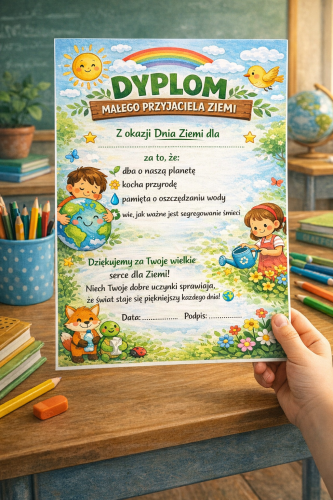 DZIEŃ ZIEMI | DYPLOM NA DZIEŃ ZIEMI 