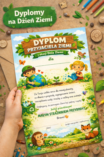 DZIEŃ ZIEMI | DYPLOM NA DZIEŃ ZIEMI    