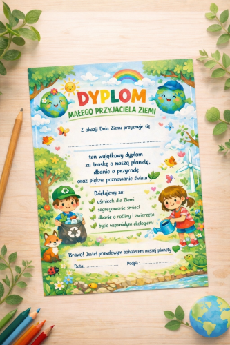 DZIEŃ ZIEMI | DYPLOM NA DZIEŃ ZIEMI    